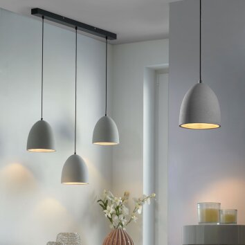 Paul-Neuhaus ETON Pendant Light black, 3-light sources