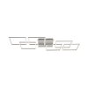 Paul-Neuhaus Q-INIGO Ceiling Light LED brushed steel, 7-light sources, Remote control