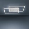 Paul-Neuhaus YUKI Ceiling Light LED brushed steel, 3-light sources, Remote control