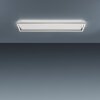 Paul-Neuhaus Q-KAAN Ceiling Light LED brushed steel, 2-light sources, Remote control