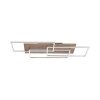Paul-Neuhaus PALMA Ceiling Light LED Ecru, brushed steel, 1-light source, Remote control