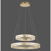Paul-Neuhaus Q-VITO Pendant Light LED brass, 2-light sources, Remote control