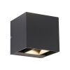 Paul-Neuhaus BLOCK Outdoor Wall Light LED anthracite, 2-light sources