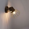 Leuchten-Direkt ALAMI Wall Light Dark wood, 1-light source