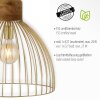 Leuchten-Direkt ALAMI Pendant Light Dark wood, 1-light source