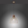 Leuchten-Direkt ALAMI Pendant Light Dark wood, 1-light source