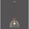 Leuchten-Direkt ALAMI Pendant Light Dark wood, 1-light source
