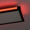 Leuchten-Direkt MARIO Ceiling Light LED black, 1-light source, Remote control, Colour changer
