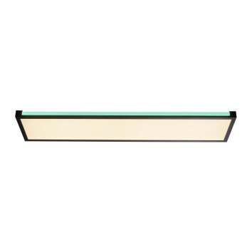 Leuchten-Direkt MARIO Ceiling Light LED black, 1-light source, Remote control, Colour changer