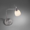 Leuchten-Direkt KARO Table lamp brushed steel, 1-light source