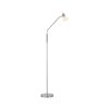 Leuchten-Direkt KARO Floor Lamp brushed steel, 1-light source