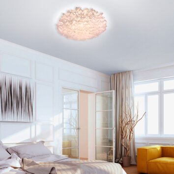 Leuchten-Direkt LOLASMART-NAOMI Ceiling Light LED white, 1-light source, Remote control, Colour changer