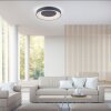 Leuchten-Direkt LOLASMART-ANIKA Ceiling Light LED anthracite, 1-light source, Remote control, Colour changer