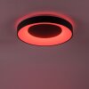 Leuchten-Direkt LOLASMART-ANIKA Ceiling Light LED anthracite, 1-light source, Remote control, Colour changer