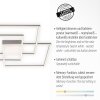 Leuchten-Direkt ASMIN Ceiling Light LED brushed steel, 3-light sources, Remote control