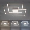 Leuchten-Direkt ASMIN Ceiling Light LED brushed steel, 3-light sources, Remote control