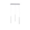 Leuchten-Direkt BRUNO Pendant Light LED aluminium, 3-light sources