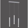 Leuchten-Direkt BRUNO Pendant Light LED aluminium, 3-light sources