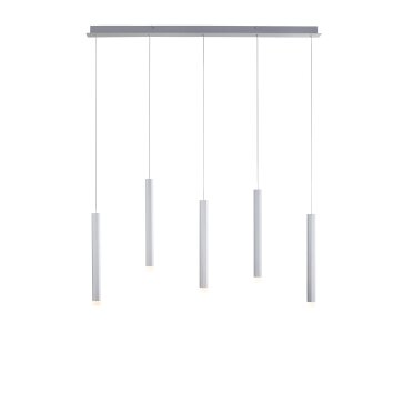 Leuchten-Direkt BRUNO Pendant Light LED aluminium, 5-light sources