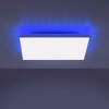 Leuchten-Direkt GUSTAV Ceiling Light LED white, 1-light source, Remote control, Colour changer
