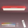 Leuchten-Direkt GUSTAV Ceiling Light LED white, 1-light source, Remote control, Colour changer