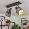 HOLSA Ceiling Light black, 2-light sources