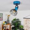 BUILAKO Ceiling Light blue, black, 1-light source