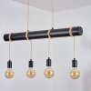 OZO Pendant Light champagne, black, 5-light sources