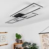 TALETA Ceiling Light LED black, 1-light source