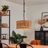 SULZANO Pendant Light brown, black, 1-light source