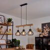 PILA Pendant Light Ecru, black, 3-light sources