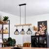 PILA Pendant Light Ecru, black, 3-light sources