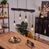LARIFANO Pendant Light brown, black, 4-light sources