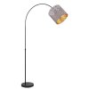 Globo CINDY Floor Lamp black, 1-light source