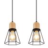 Globo HELENE Pendant Light black, 4-light sources