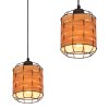 Globo ELMAR Pendant Light black, 3-light sources