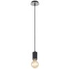 Globo JOSEBA Pendant Light matt nickel, black, 1-light source