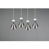 Reality ENZO Pendant Light matt nickel, 4-light sources