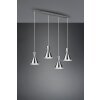Reality ENZO Pendant Light matt nickel, 4-light sources