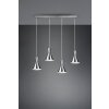 Reality ENZO Pendant Light matt nickel, 4-light sources
