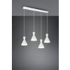 Reality ENZO Pendant Light white, 4-light sources
