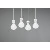 Reality ENZO Pendant Light white, 4-light sources