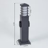 HABOLALE path light grey, 1-light source