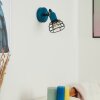 BUILAKO Wall Light blue, black, 1-light source