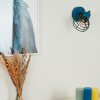 BUILAKO Wall Light blue, black, 1-light source
