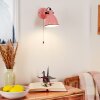 SELKI Wall Light pink, black, 1-light source
