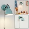 SELKI Wall Light blue, black, 1-light source