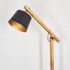 TATODERE Floor Lamp Dark wood, black, 1-light source
