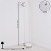 ZUOZ Floor Lamp chrome, white, 1-light source