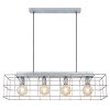 Globo MERRIL Pendant Light galvanized, 4-light sources